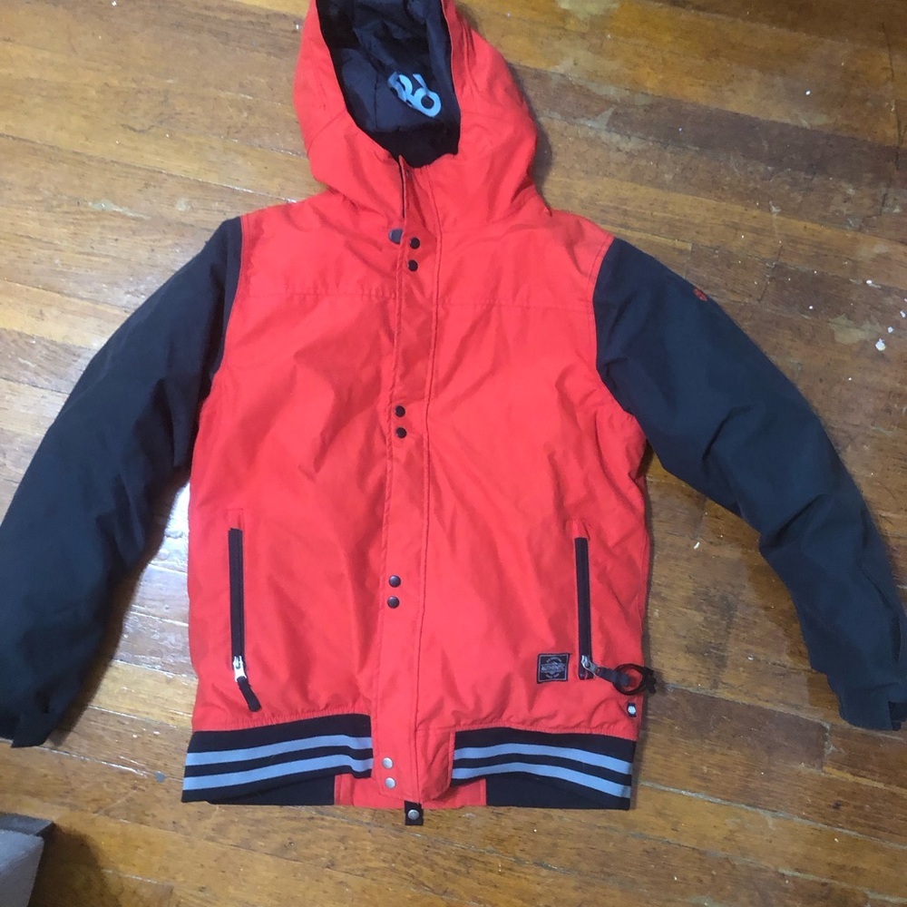 686 Youth Evolution Red Ski Snowboard Jacket